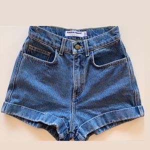 American Apparel Jean Shorts